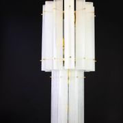 Murano glass ice pendant by Limburg, Germany, 1970s