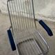 Pair of vintage chrome chairs from the 1970s