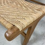 Rattan lounge chair