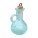 Green glass jar