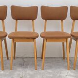 Série de 4 chaises vintage- 1950s