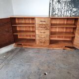 Art deco walnut sideboard