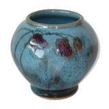 Vase enamelled stoneware signed THIERRY PERRAUD
