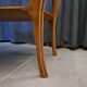 Art Nouveau coffee table with marquetry.