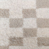 Berber carpet cream tiles 80x185 cm