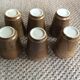 Series of 6 sandstone cups