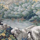 Tapisserie Jacquard de style Aubusson "Berger Galant"