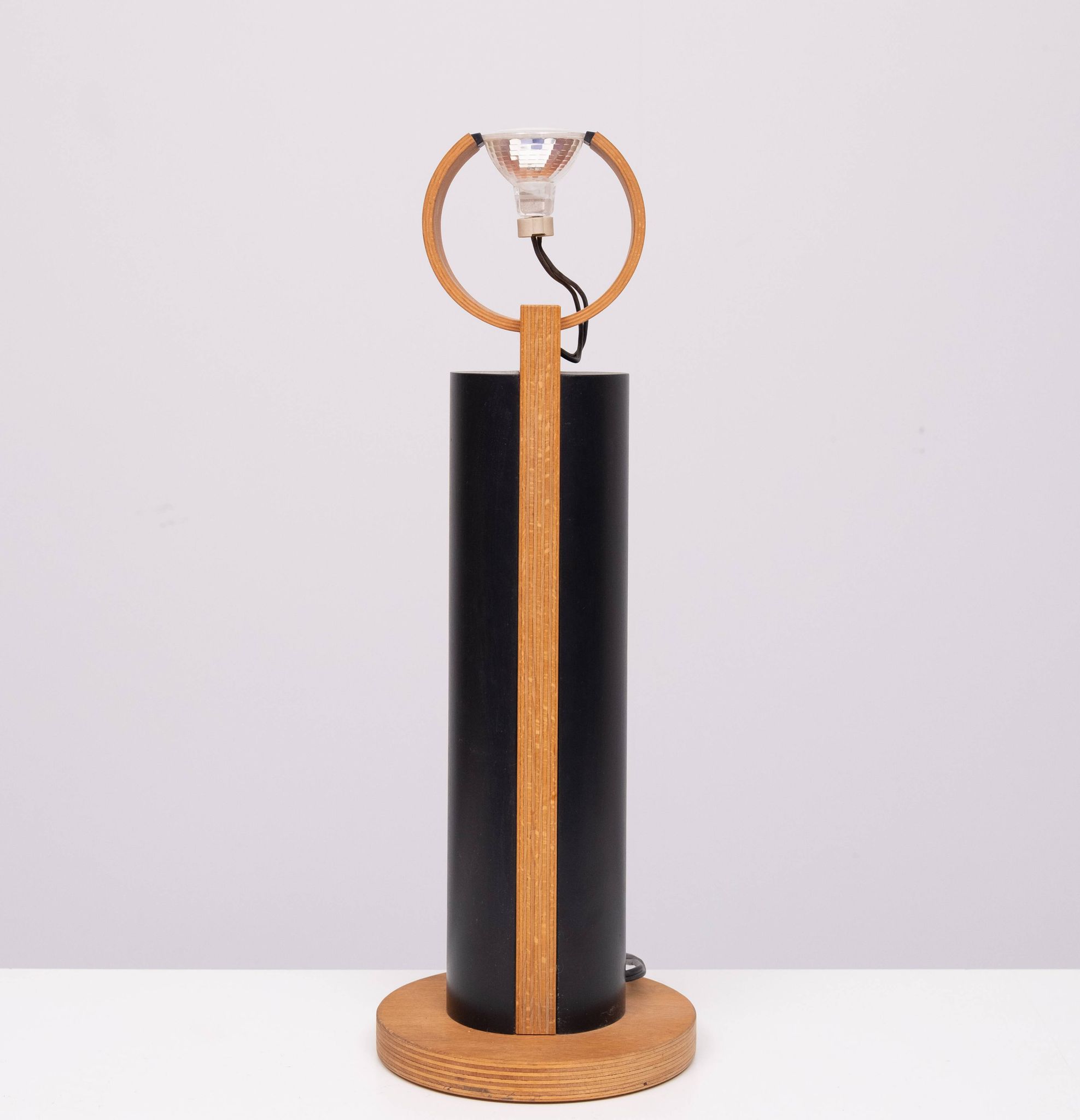 Lampe de table halogène design des années 1980
