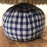 Superb Jacadi blue check bedside lamp