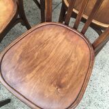 Suite of 9 bistro chairs