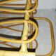 Multifunction umbrella door in 50s/60s rattan
