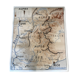 School poster Alps/Pyrenees