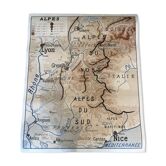 School poster Alps/Pyrenees