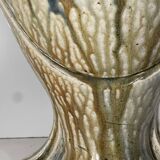 Outdoor vase / sculpture, HELMAN, Art Nouveau glazed stoneware, ca. 1900