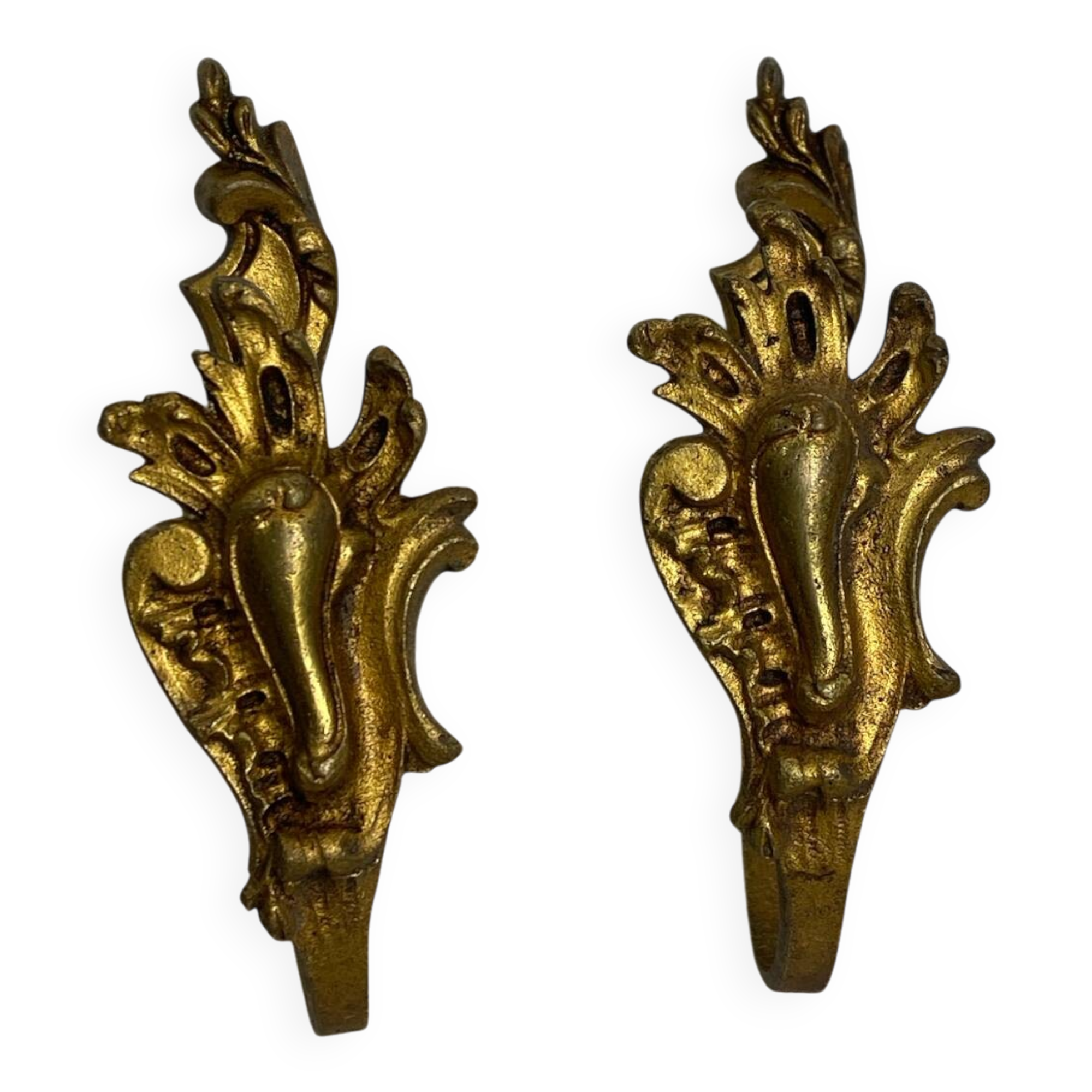 Bronze coat hooks