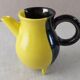 Old milk jug, in two-tone ceramic, Luc Lucchesi, from Vallauris