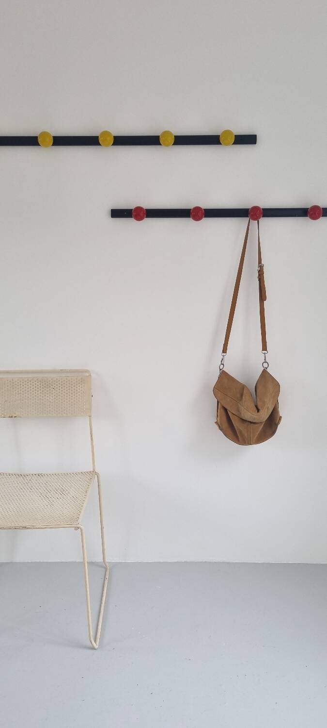 Duo of 4 and 5 ball coat racks