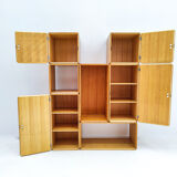 Set of Mid-Century Modular Wooden Cubes