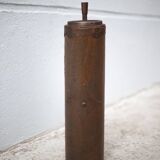 Vintage standing ashtray, push ashtray, brutalist ashtray, metal ashtray, end of sofa