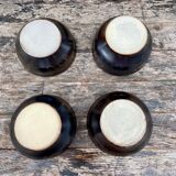 Set of 4 stoneware bowls