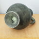 Black vase of antique inspiration in the shape of an amphora, 50s or 60s, vintage