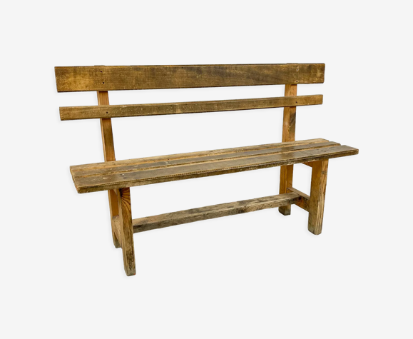 Banc de ferme vintage en bois