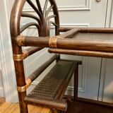 Rattan bar/serving table