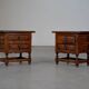 Spanish nightstands in walnut - Spain 1900s