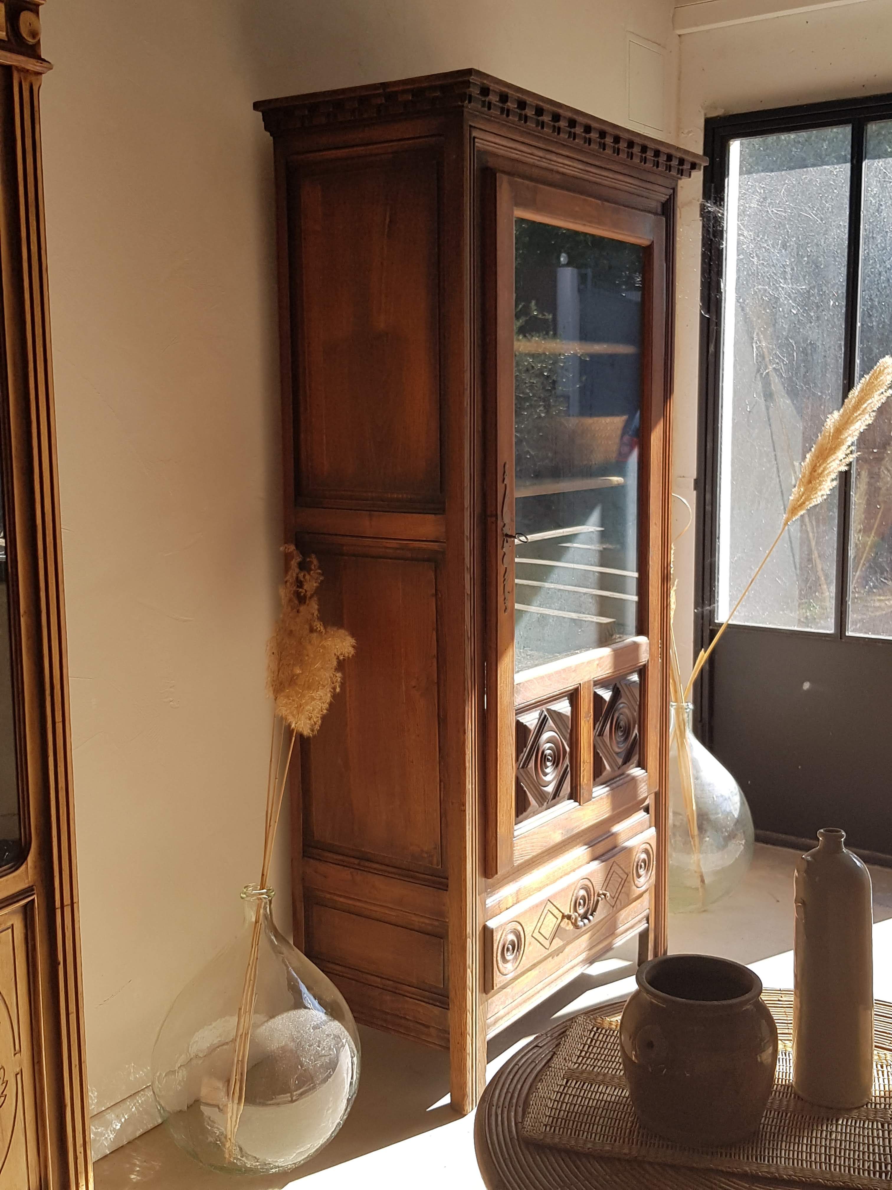 Vintage glass cabinet