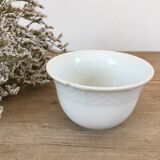 White porcelain tea cups