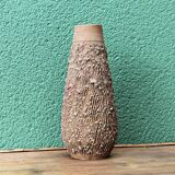Brutalist terracotta vase