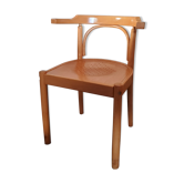 80's wooden desk chair