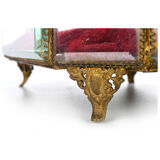 Brass glazed jewelry box