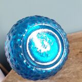 Empoli carafe in turquoise blue glass