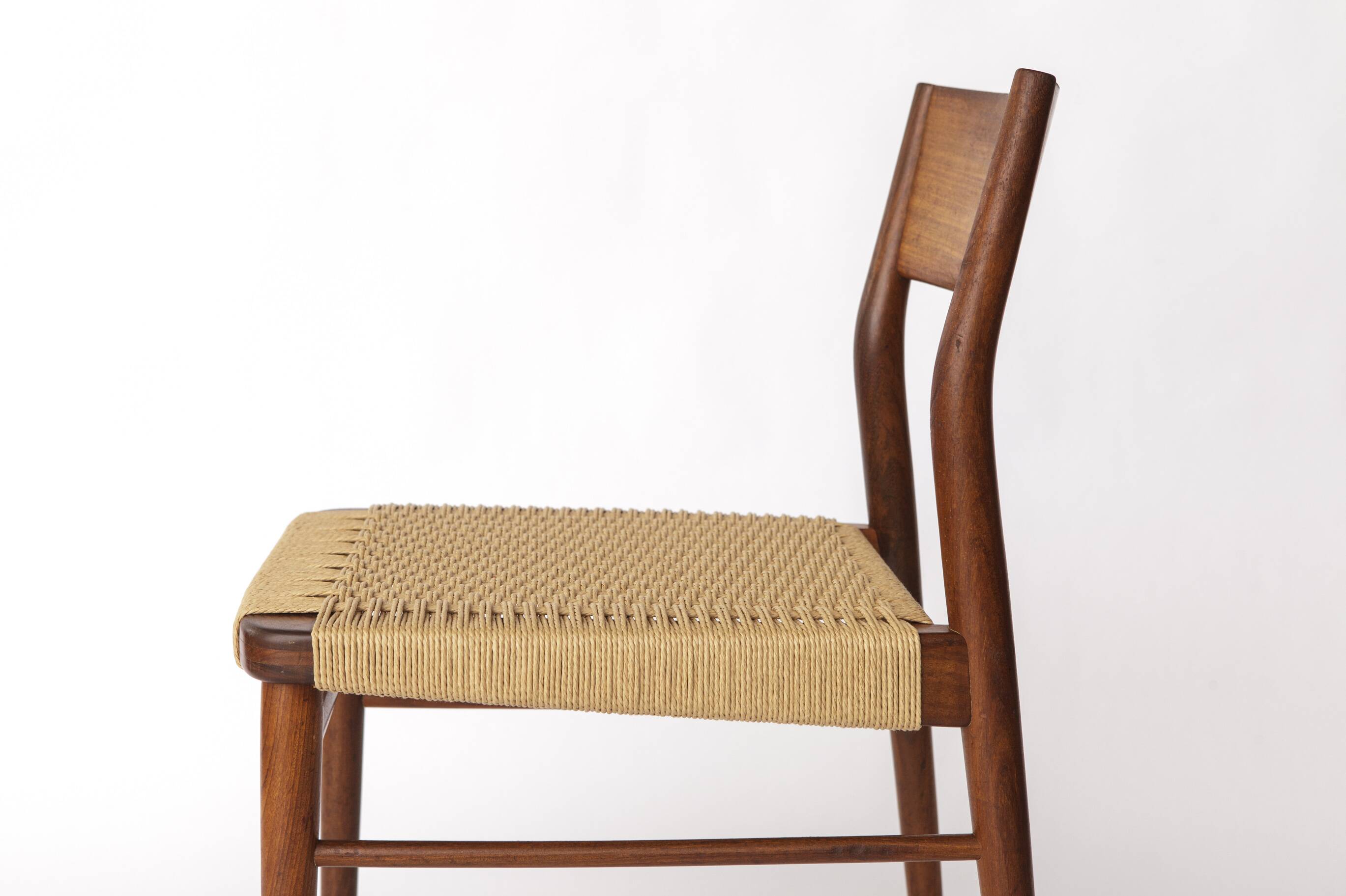 2 of 16 Teak Dining Chairs by Georg Leowald for Wilkhahn, Germany