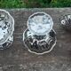 8 ice cream cups and stainless steel tray Jean Couzon