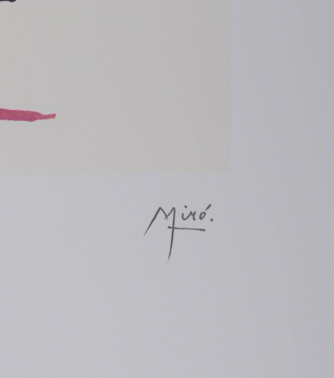 Joan Miró: Surrealist Lovers, signed lithograph