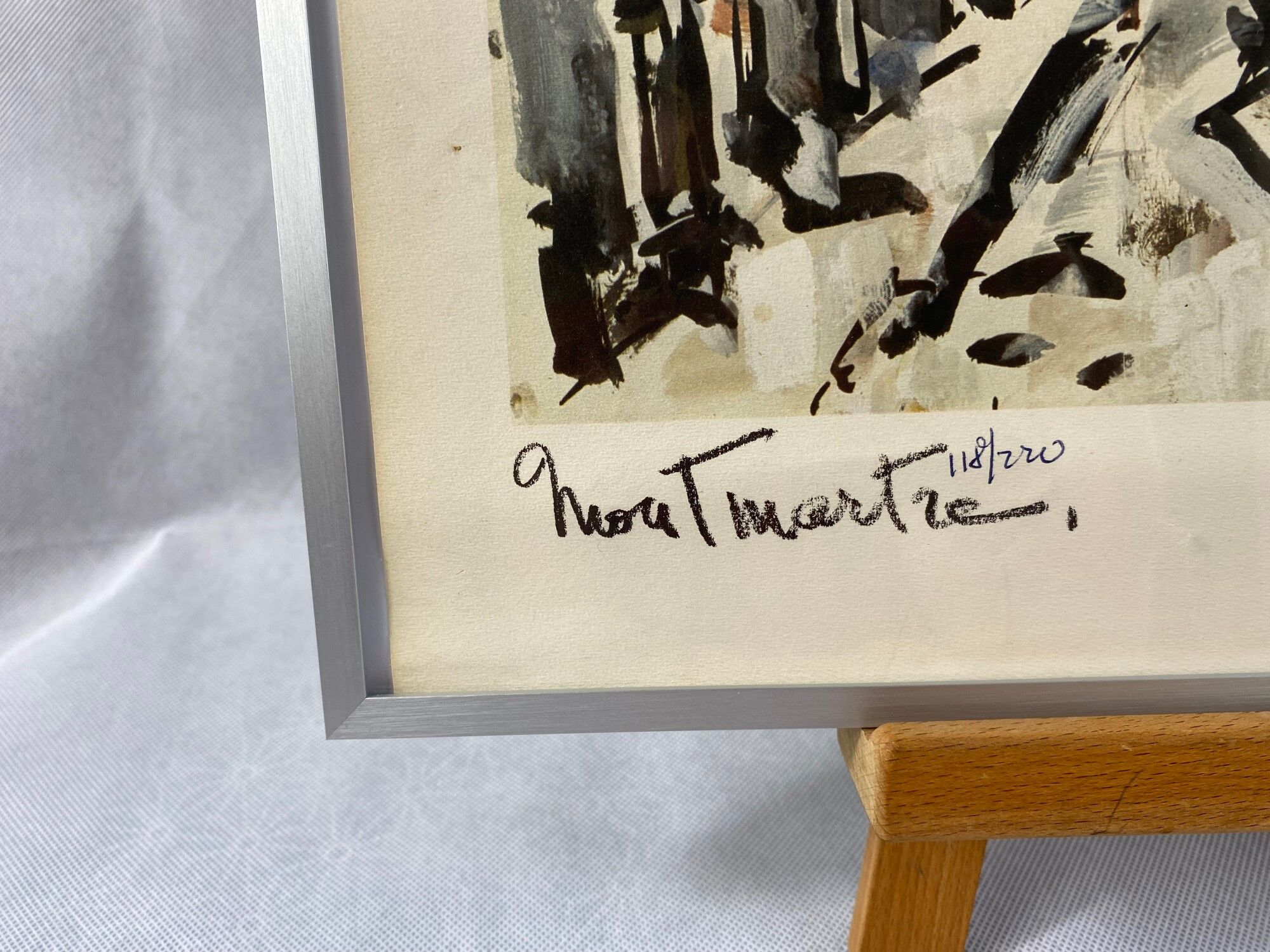Lithographie de Gen Paul, Montmartre