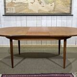 Table GPlan en teck avec une allonge papillon des années 70