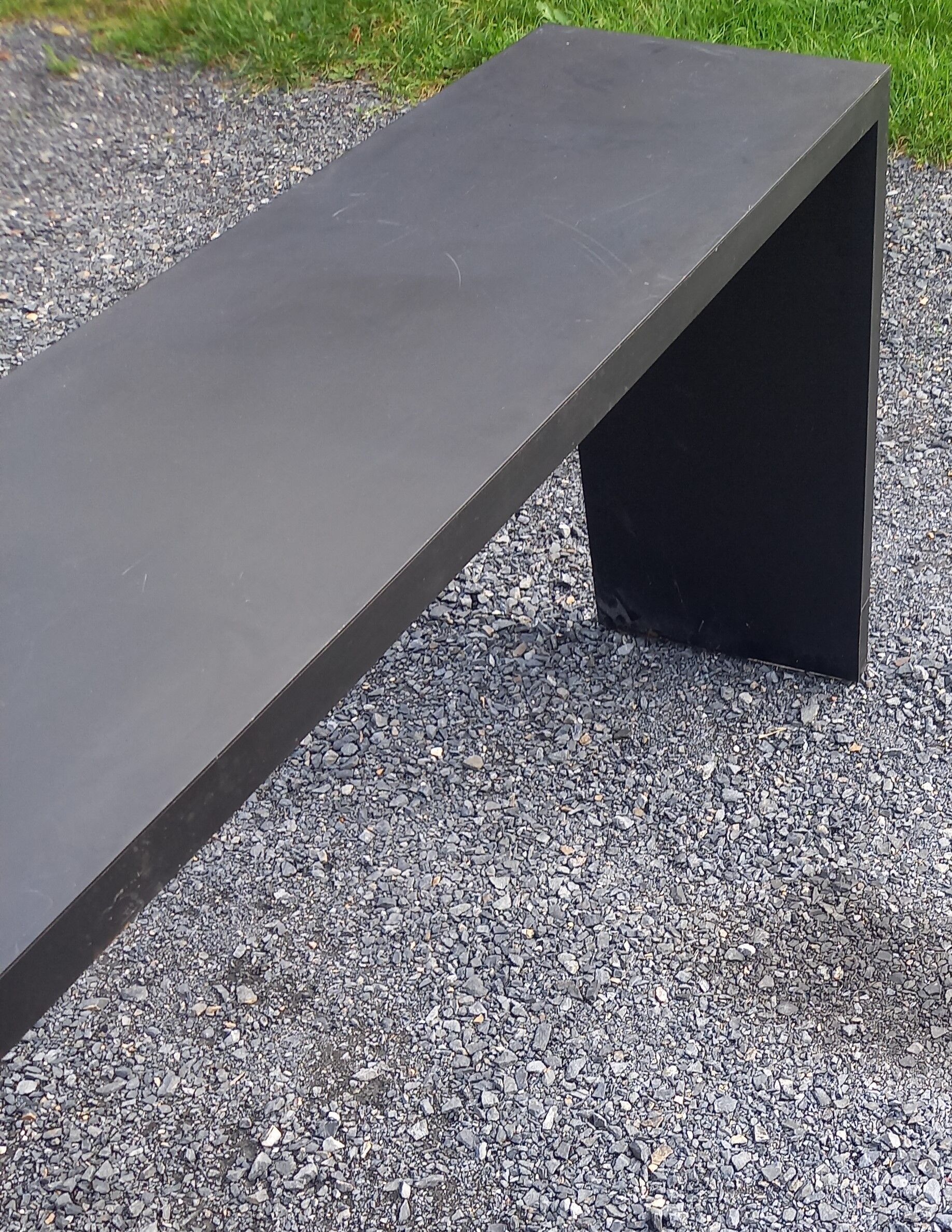 Metal industrial console