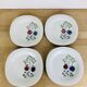 4 Pomona dessert plates by Marianne Westman for Rörstrand Sweden