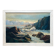 HSP painting "Seaside at sunset" signed O. Blanchard + Marine frame