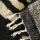 Beni Ourain black and white Berber rug size 1.5/2.5 m