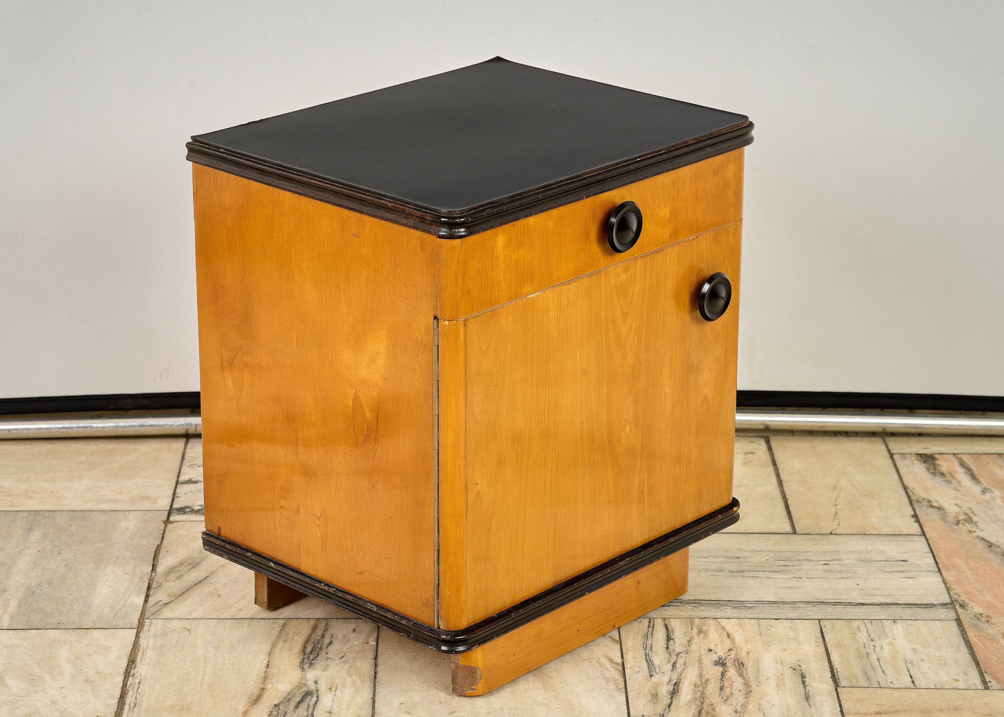 Mid-Century Nightstand by Jindrich Halabala for UP-Zavody
