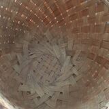 Bamboo basket intertwined