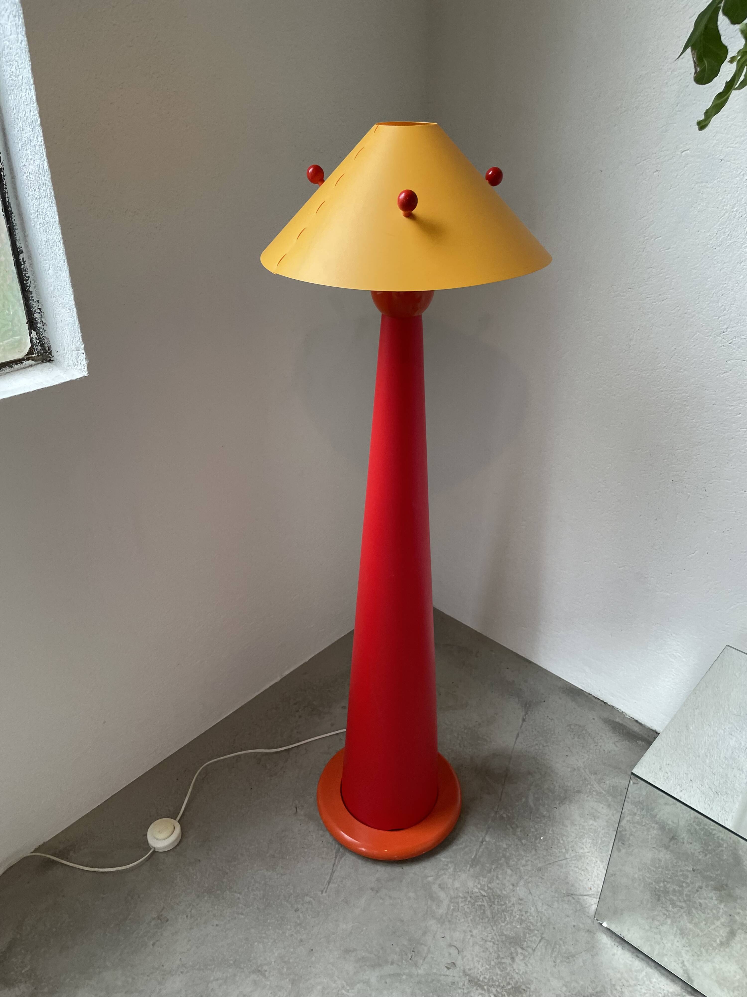 Red pop lamp from the 80s.