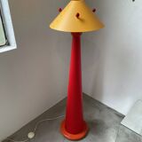 80s pop red floor lamp