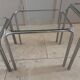 chrome nesting tables from the 1970s