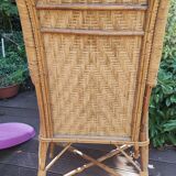 Vintage rattan armchair