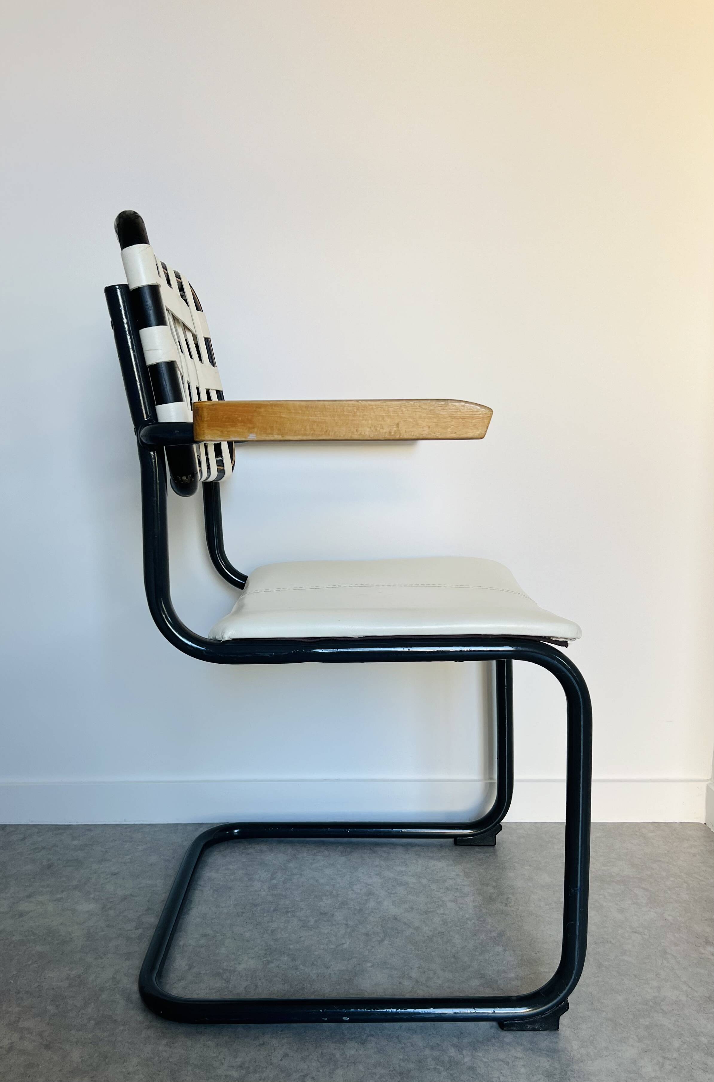 Marcel Breuer style leather chair